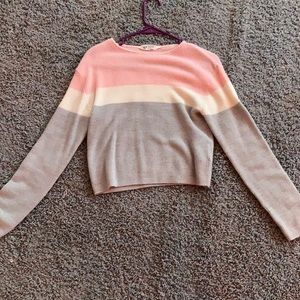 H&M long sleeve crop top